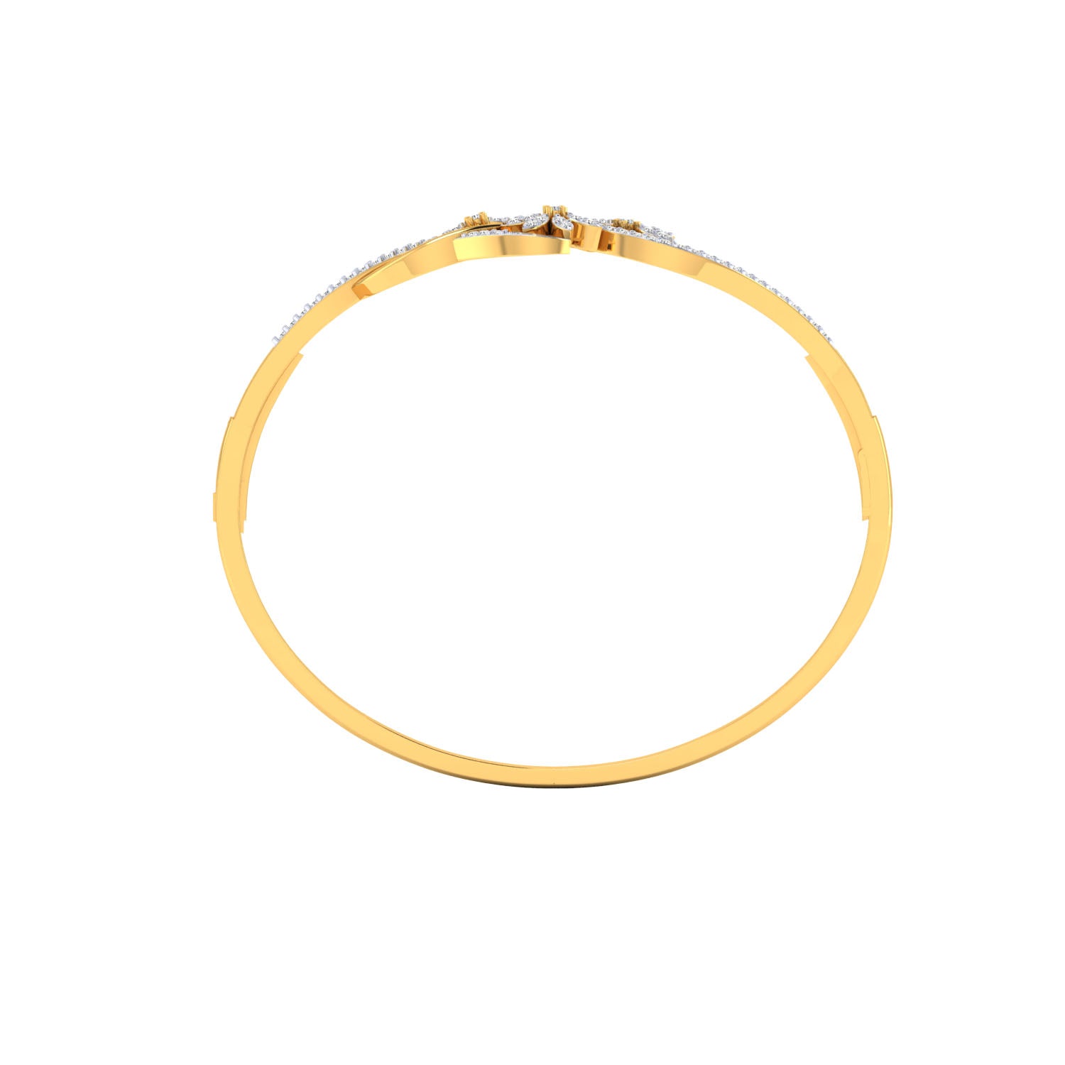 Yellow Gold Plated Sterling Silver Ring