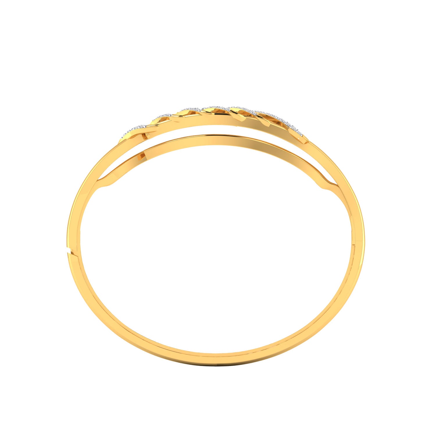 Yellow Gold Plated Sterling Silver Ring