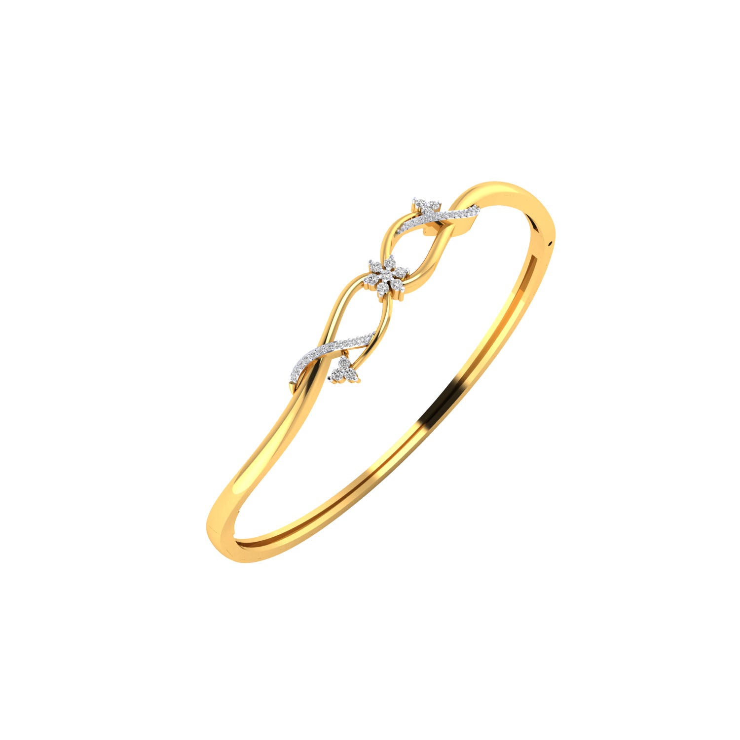 Yellow Gold Plated Sterling Silver Ring