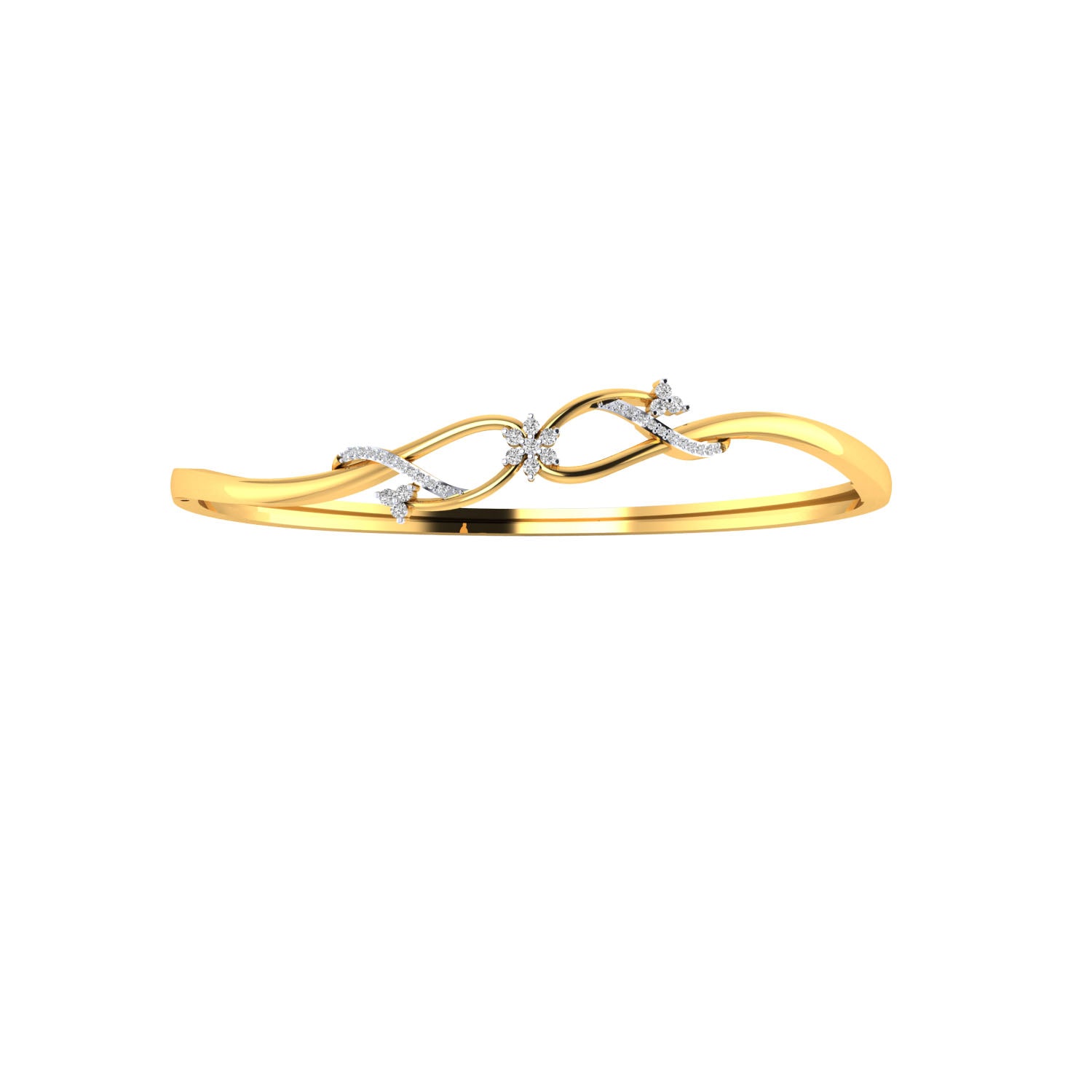 Yellow Gold Plated Sterling Silver Ring
