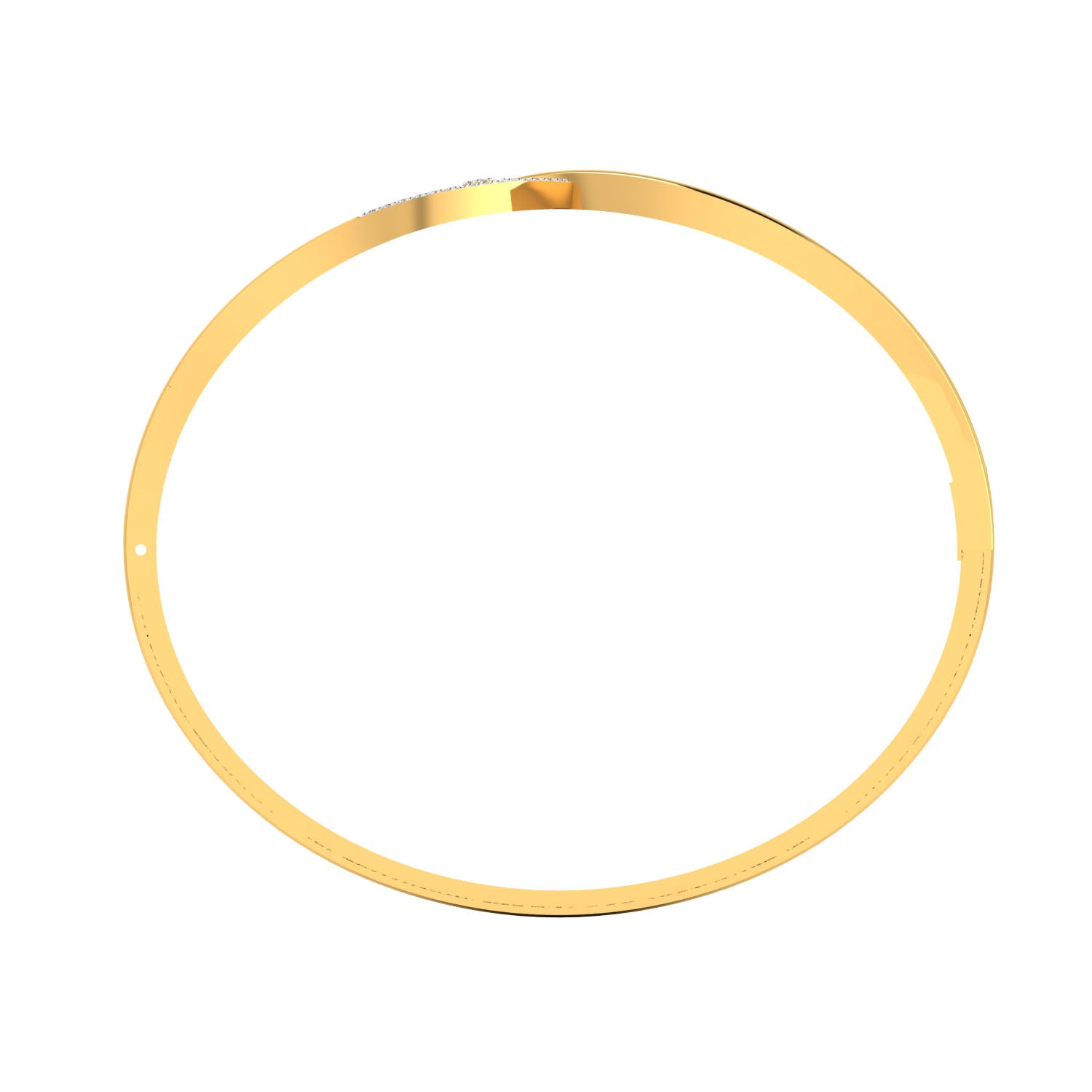 Yellow Gold Plated Sterling Silver Ring