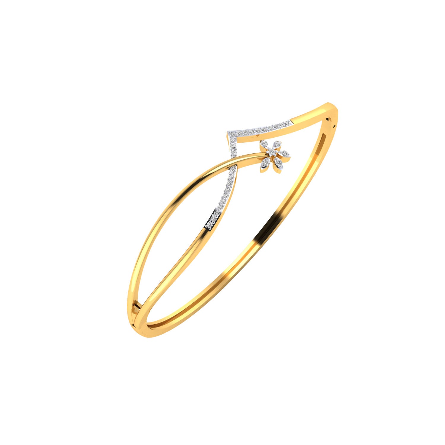Yellow Gold Plated Sterling Silver Ring