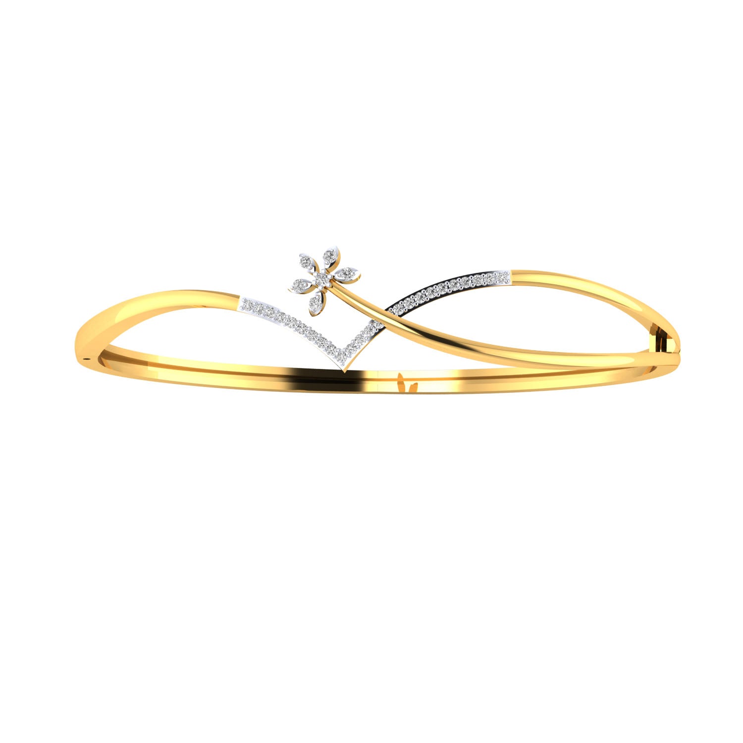 Yellow Gold Plated Sterling Silver Ring