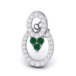 White Gold Earings