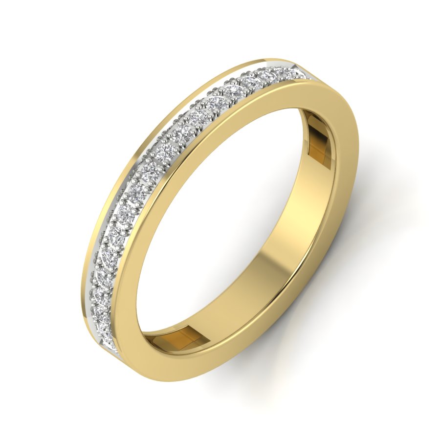 Yellow Gold Plated Sterling Silver Ring