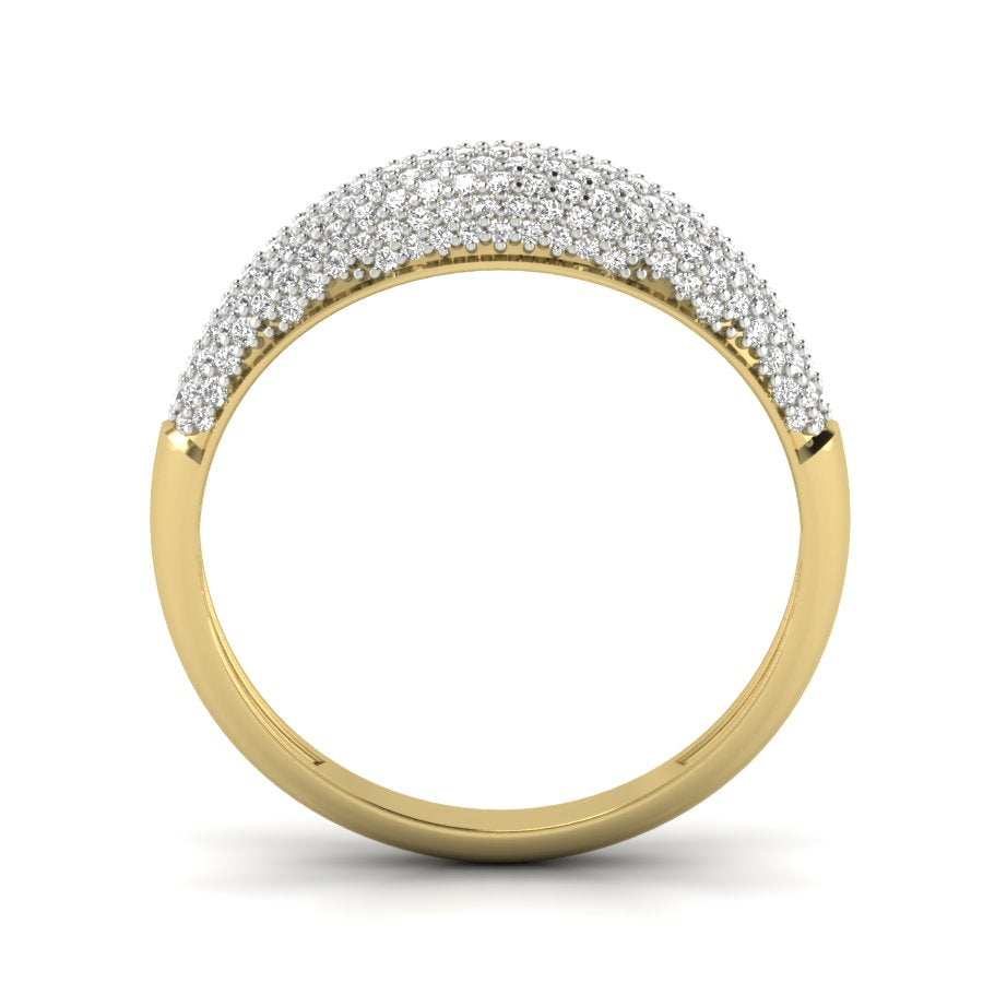 Yellow Gold Plated Sterling Silver Ring