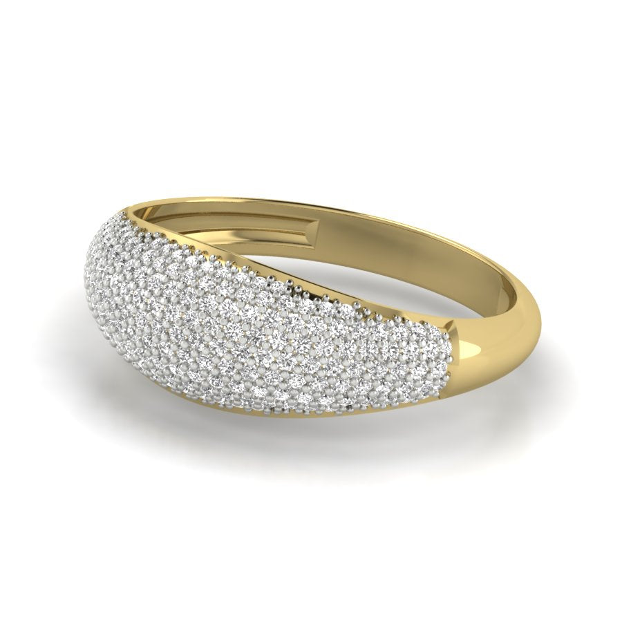 Yellow Gold Plated Sterling Silver Ring