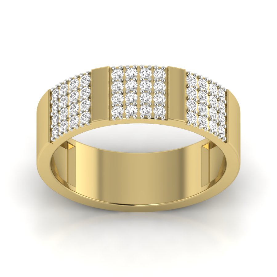 Yellow Gold Plated Sterling Silver Ring