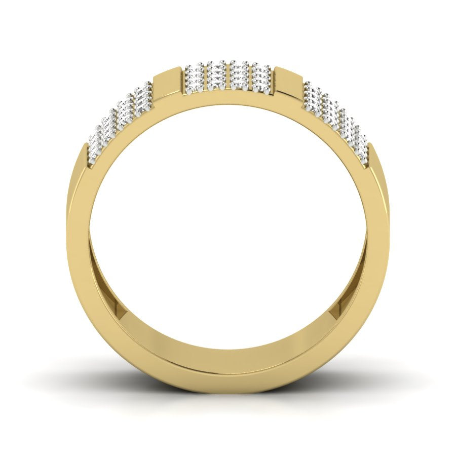 Yellow Gold Plated Sterling Silver Ring