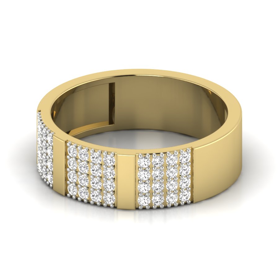 Yellow Gold Plated Sterling Silver Ring