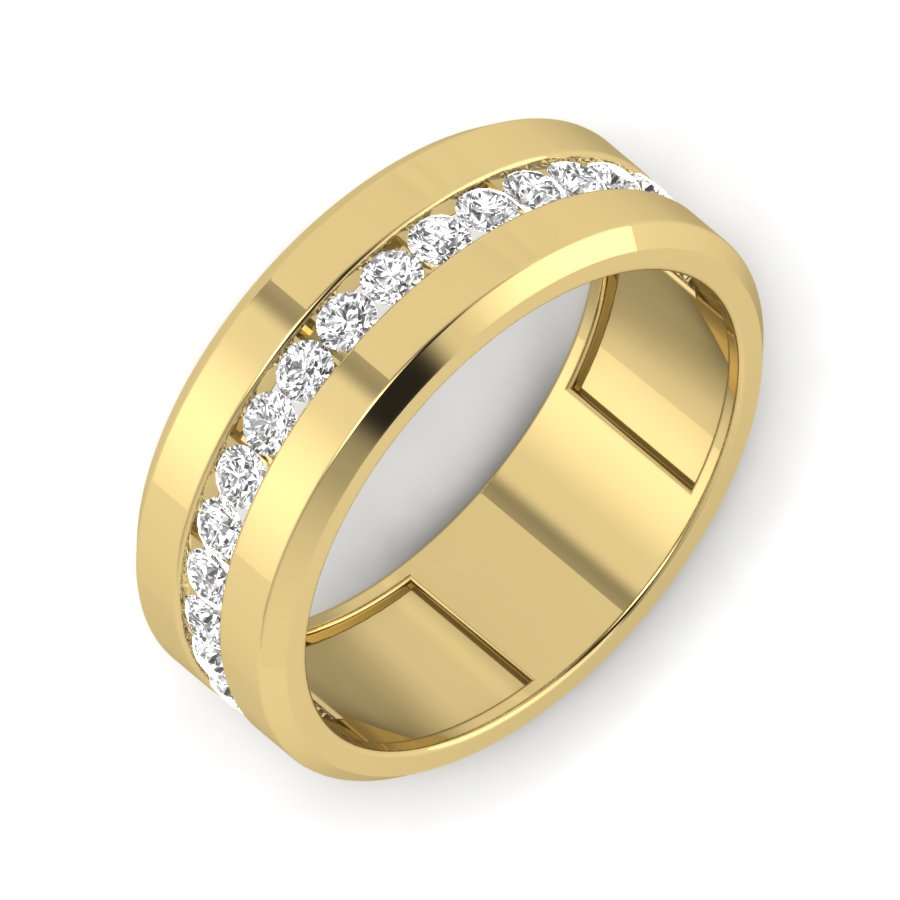 Yellow Gold Plated Sterling Silver Ring
