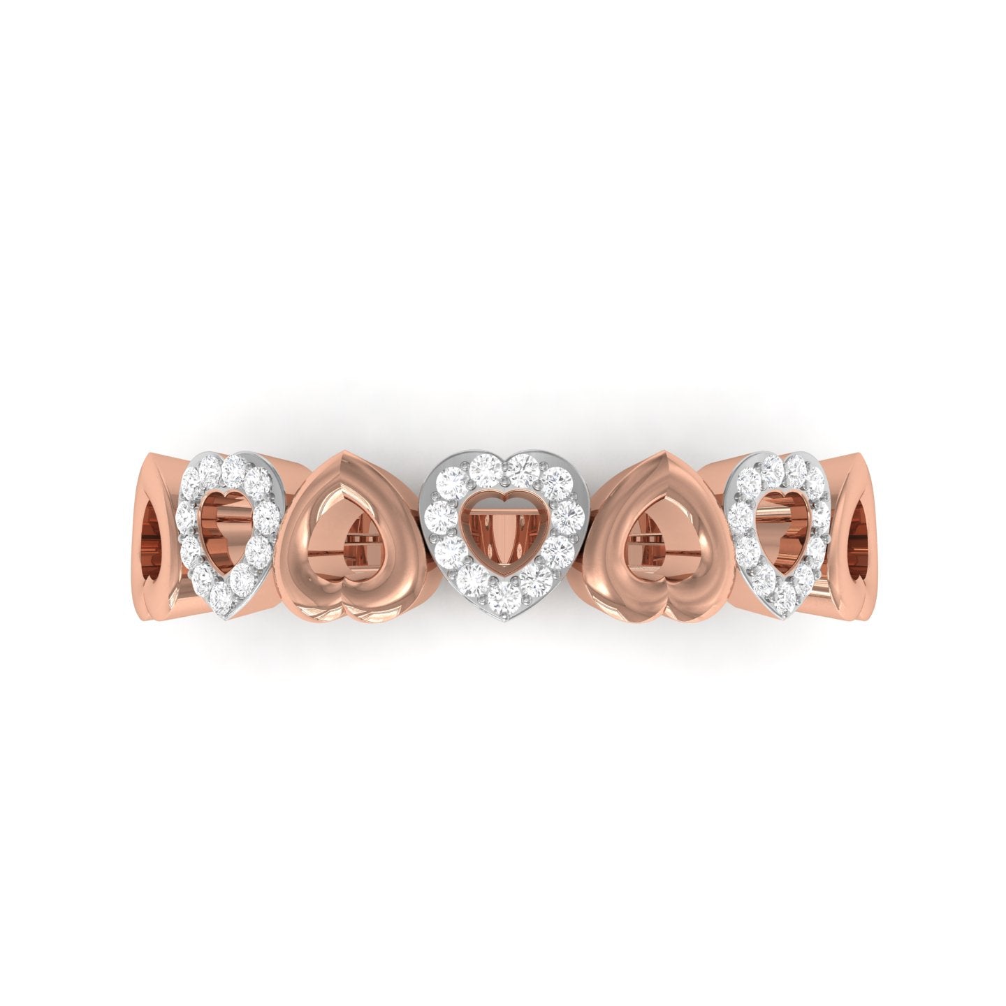 Rose Gold Plated Sterling Silver Ring