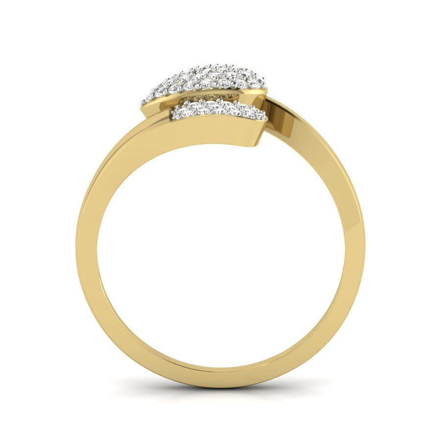 Yellow Gold Plated Sterling Silver Ring