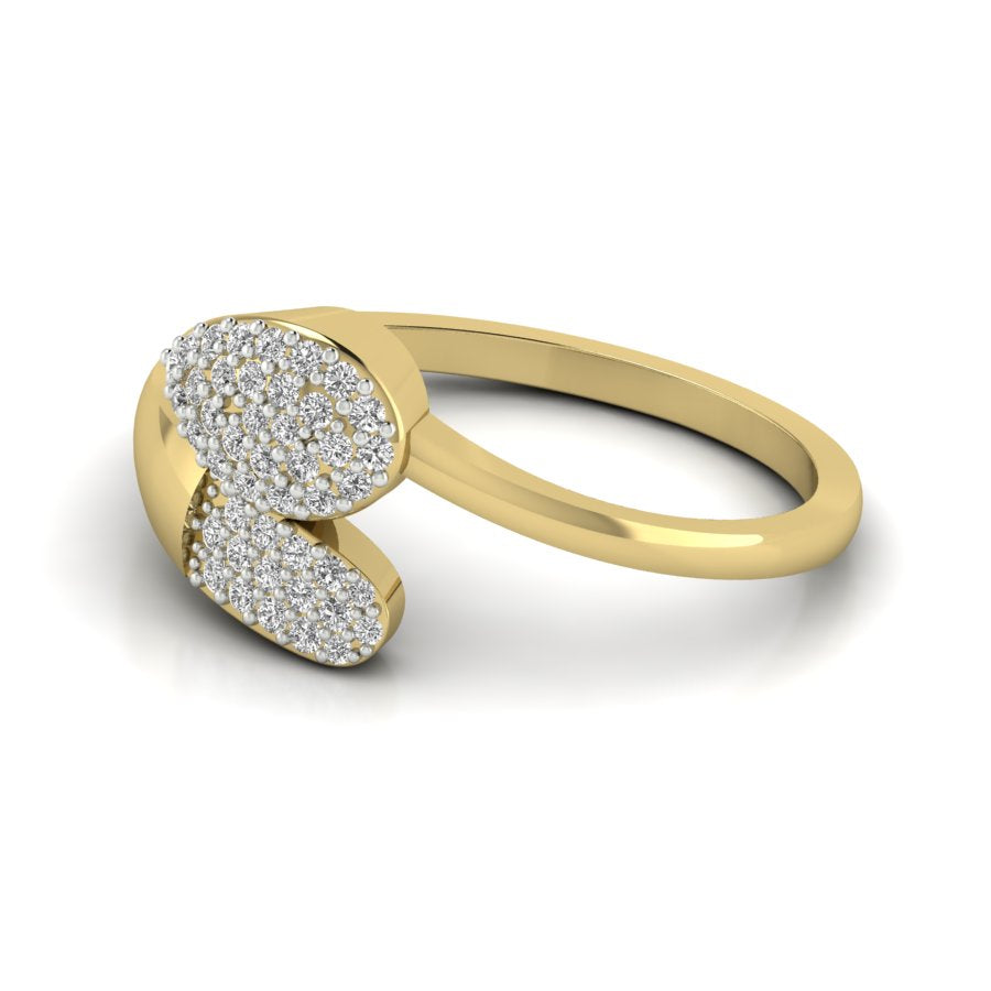 Yellow Gold Plated Sterling Silver Ring