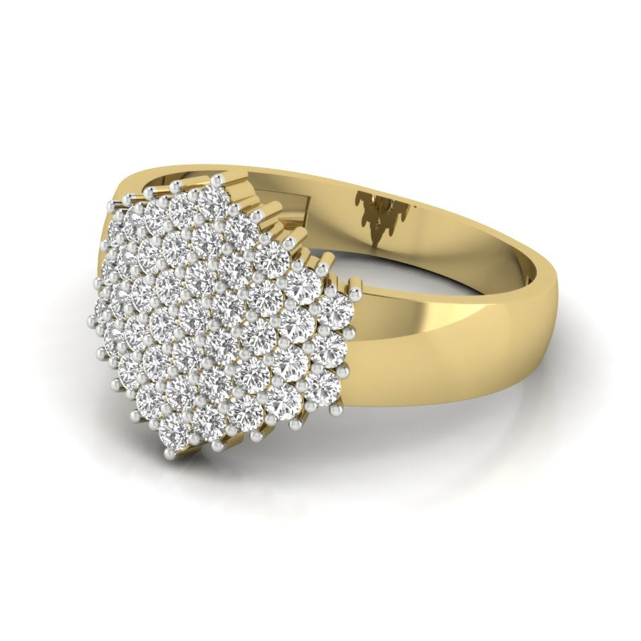 Yellow Gold Plated Sterling Silver Ring