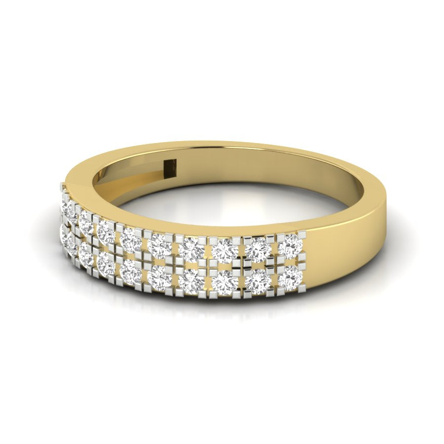 Yellow Gold Plated Sterling Silver Ring