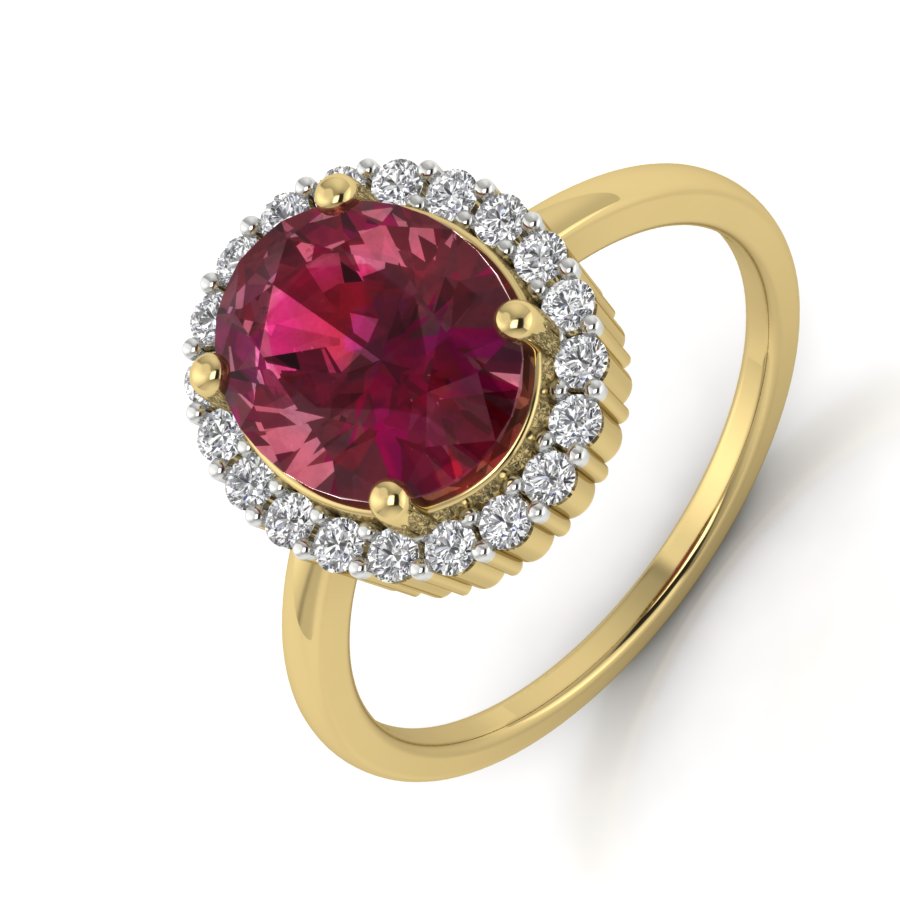 Yellow Gold Plated Sterling Silver Ring