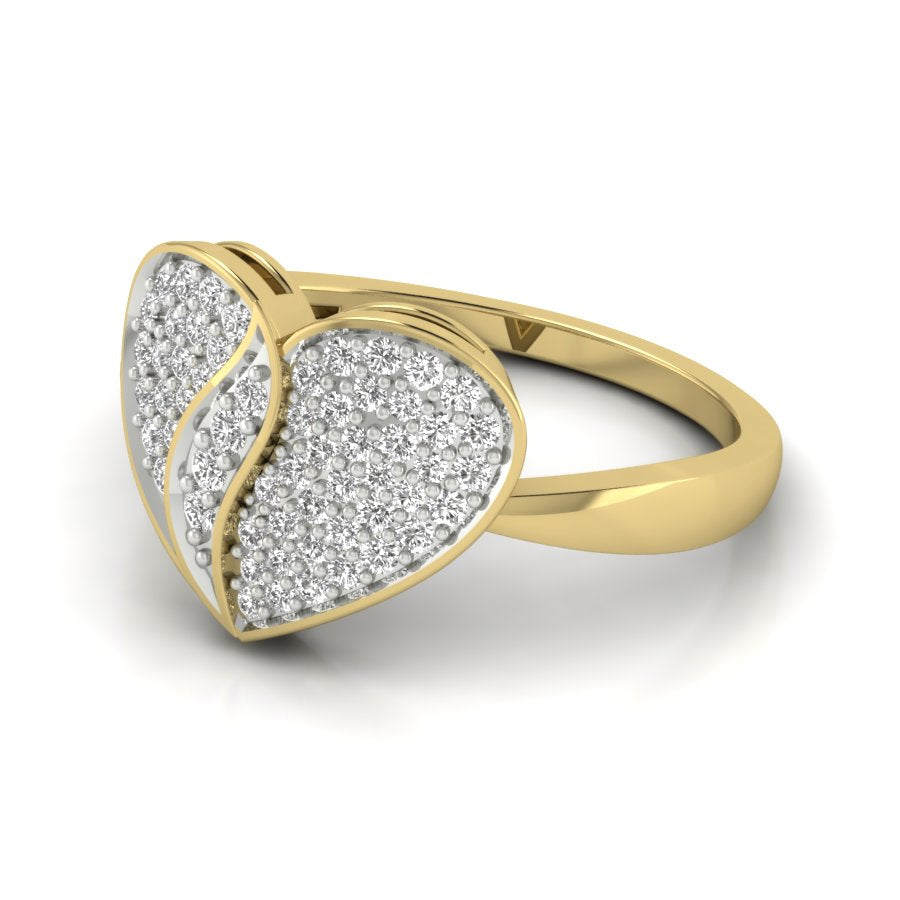 Yellow Gold Plated Sterling Silver Ring