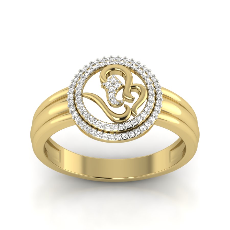 Yellow Gold Plated Sterling Silver Ring