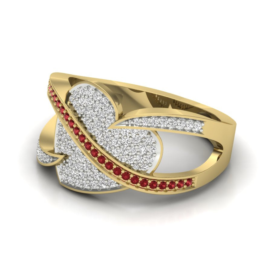 Yellow Gold Plated Sterling Silver Ring