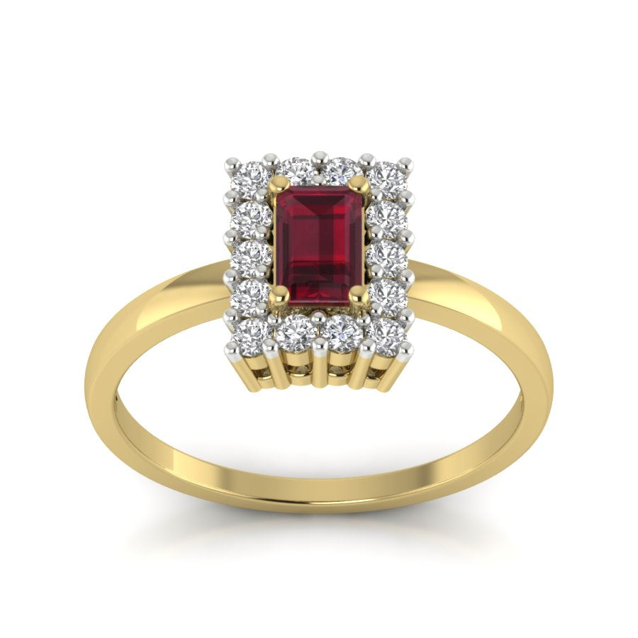 Yellow Gold Plated Sterling Silver Ring