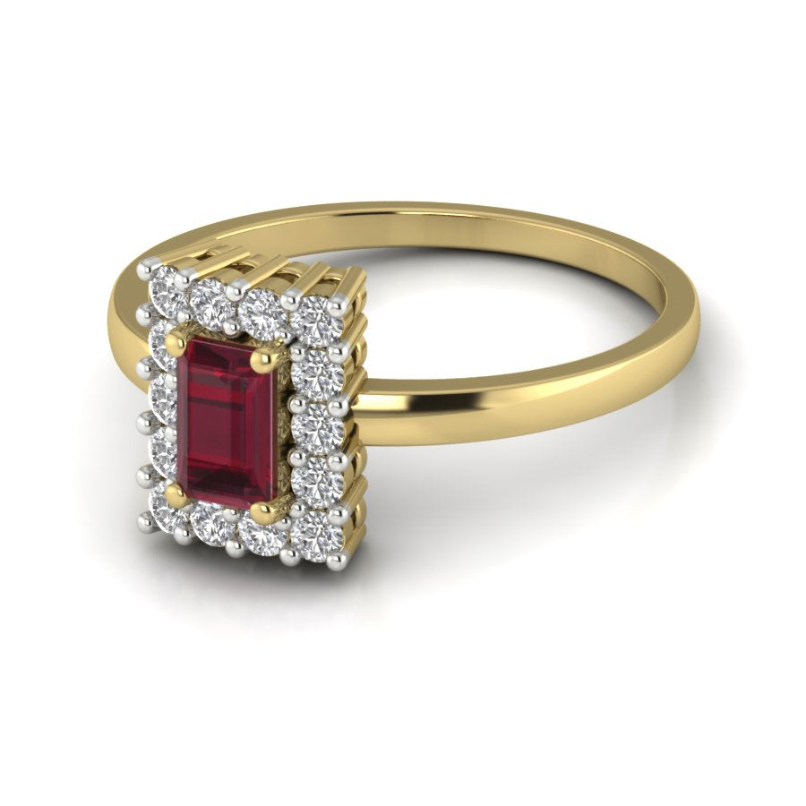 Yellow Gold Plated Sterling Silver Ring