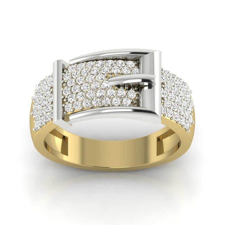 Yellow Gold Plated Sterling Silver Ring