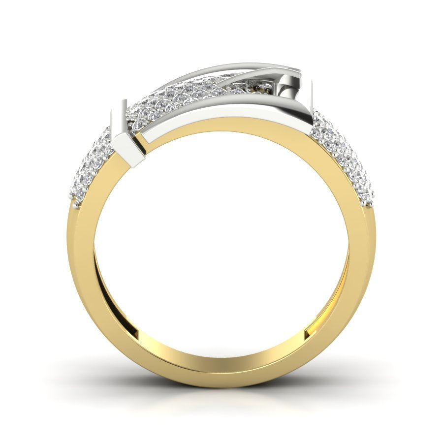 Yellow Gold Plated Sterling Silver Ring