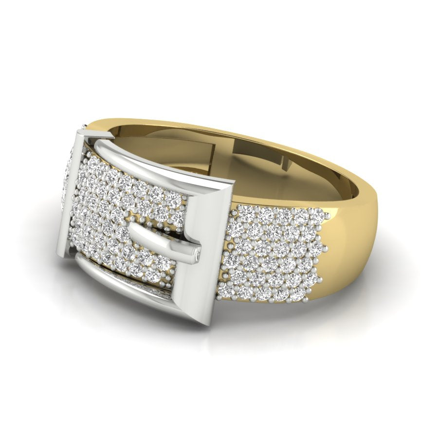 Yellow Gold Plated Sterling Silver Ring