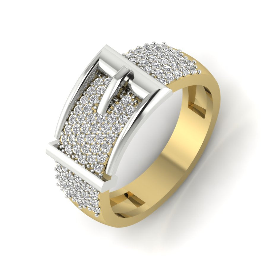 Yellow Gold Plated Sterling Silver Ring