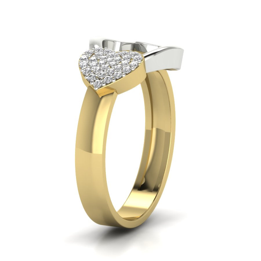 Yellow Gold Plated Sterling Silver Ring