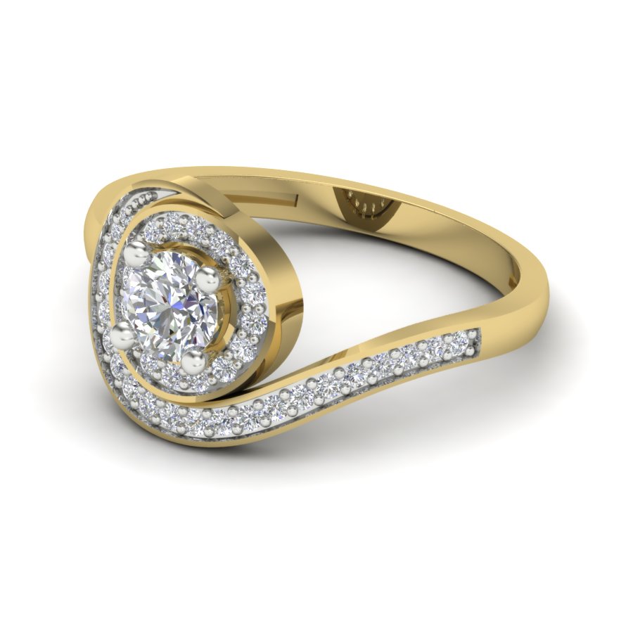 Yellow Gold Plated Sterling Silver Ring