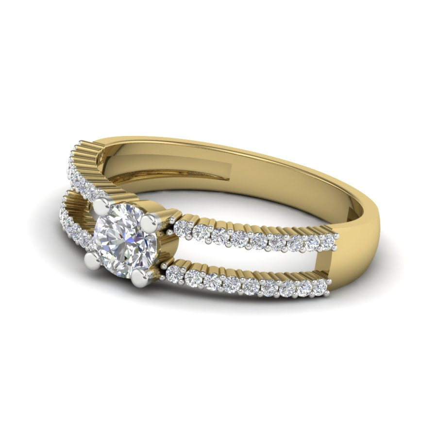 Yellow Gold Plated Sterling Silver Ring