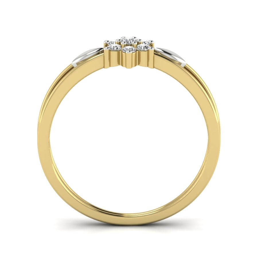 Yellow Gold Plated Sterling Silver Ring