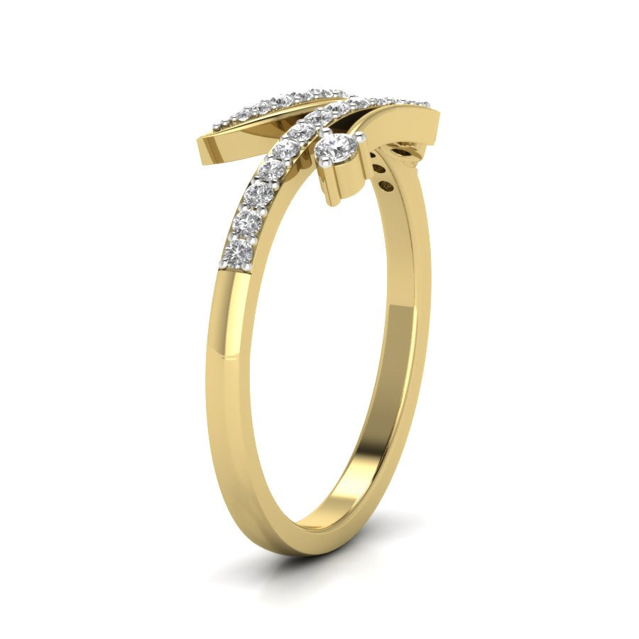 Yellow Gold Plated Sterling Silver Ring
