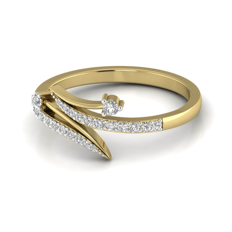 Yellow Gold Plated Sterling Silver Ring