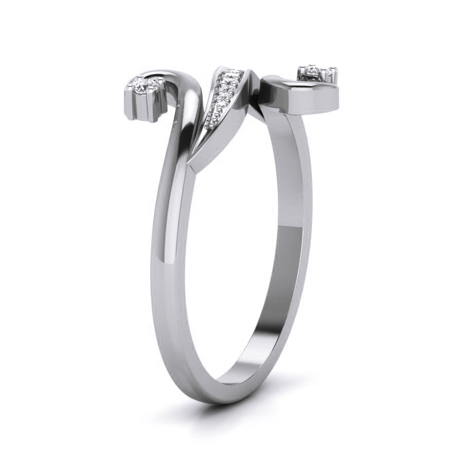 White Gold Ring