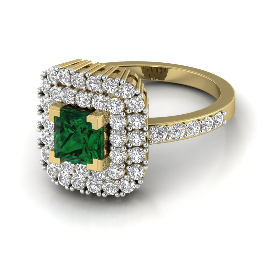 Yellow Gold Plated Sterling Silver Ring