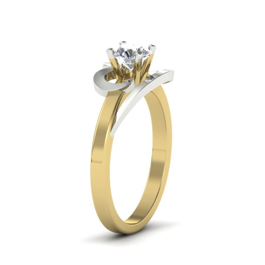 Yellow Gold Plated Sterling Silver Ring