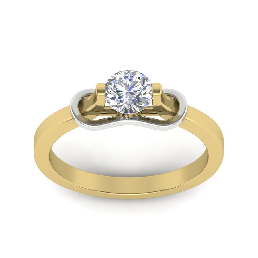 Yellow Gold Plated Sterling Silver Ring