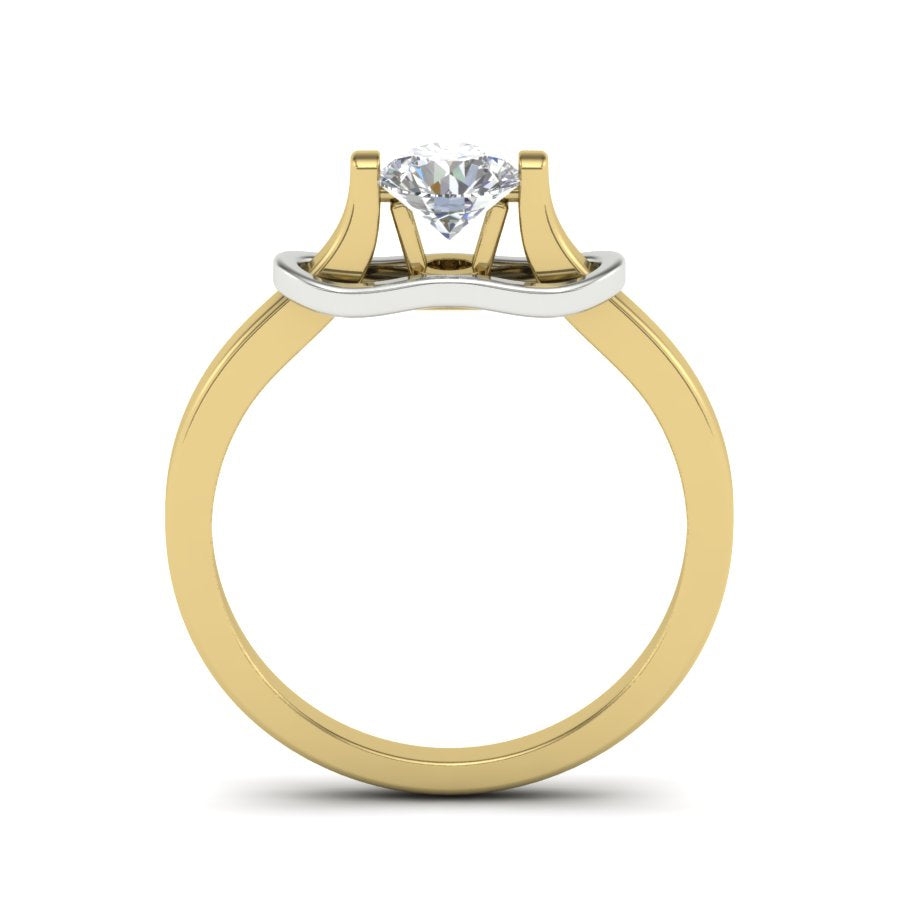 Yellow Gold Plated Sterling Silver Ring