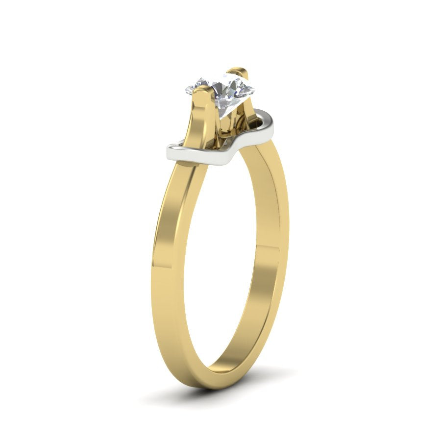 Yellow Gold Plated Sterling Silver Ring