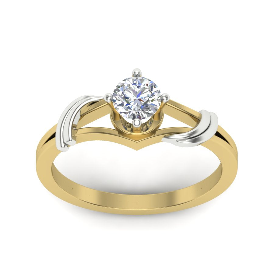 Yellow Gold Plated Sterling Silver Ring