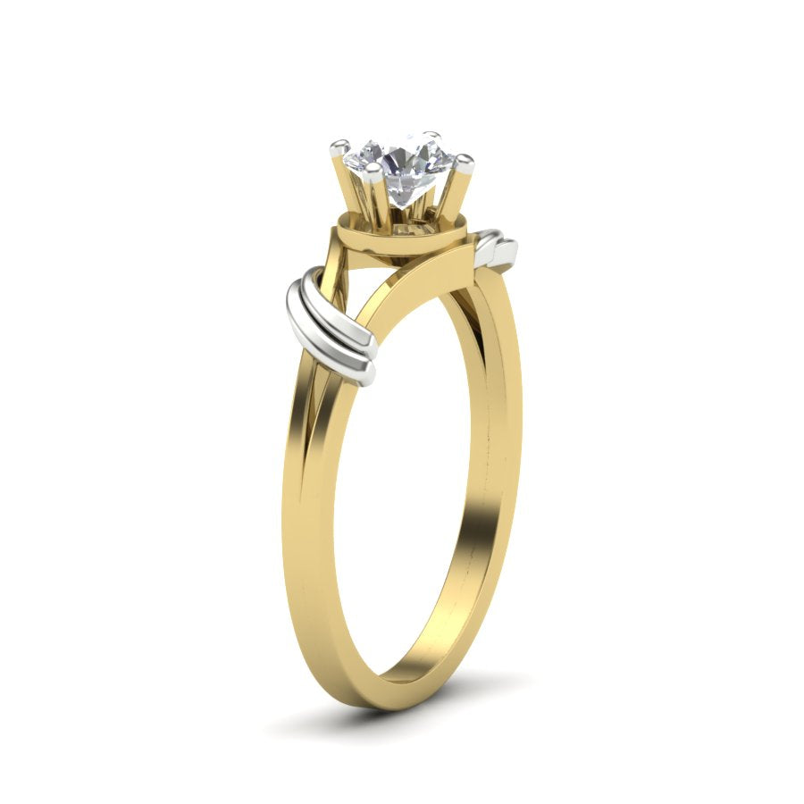Yellow Gold Plated Sterling Silver Ring