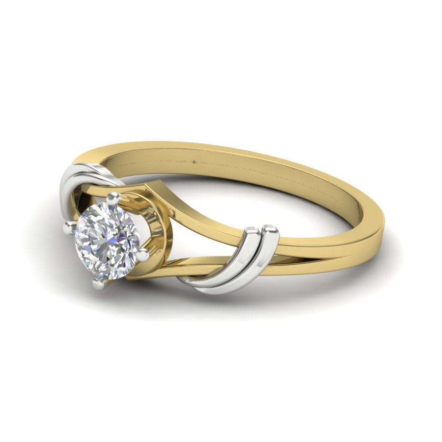 Yellow Gold Plated Sterling Silver Ring
