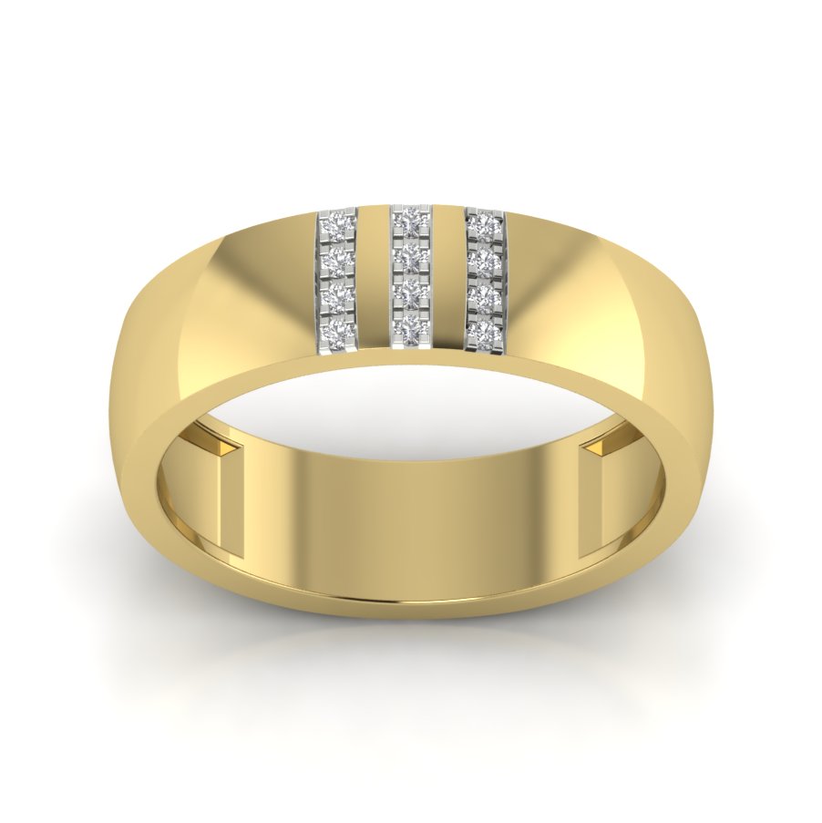 Yellow Gold Plated Sterling Silver Ring