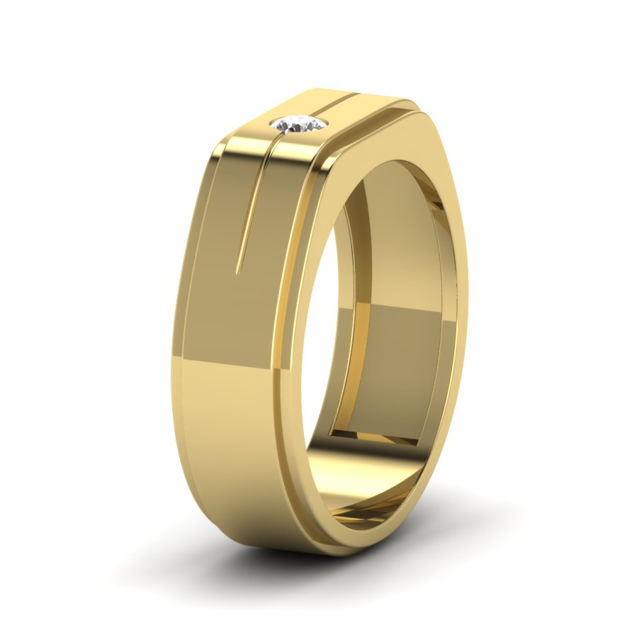 Yellow Gold Plated Sterling Silver Ring