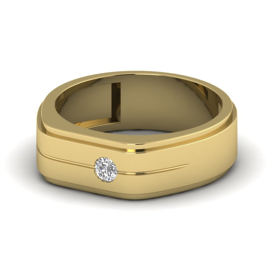 Yellow Gold Plated Sterling Silver Ring