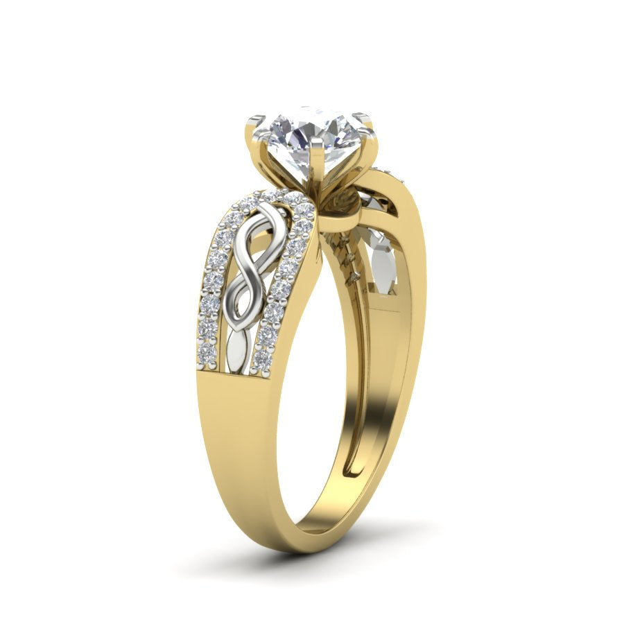 Yellow Gold Plated Sterling Silver Ring