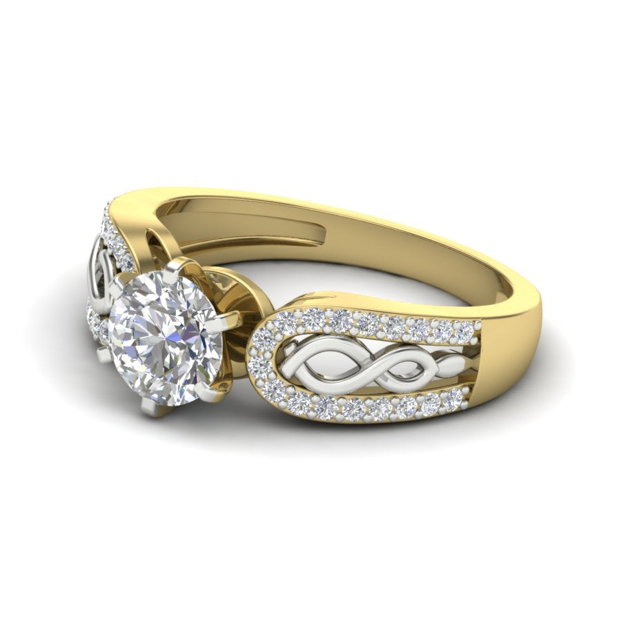 Yellow Gold Plated Sterling Silver Ring